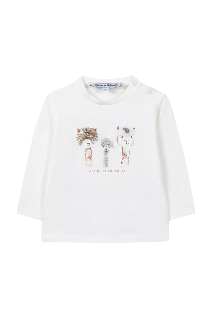 T-Shirt - Long sleeves Illustration dog