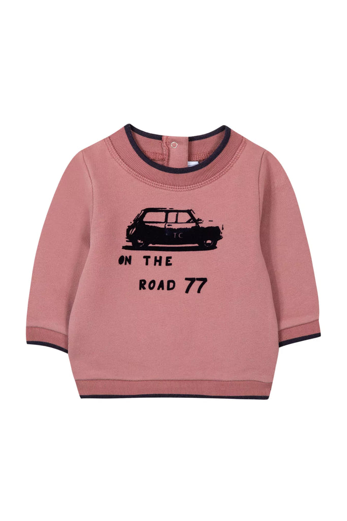 Sweatshirt - Siena cotton taxi illustration