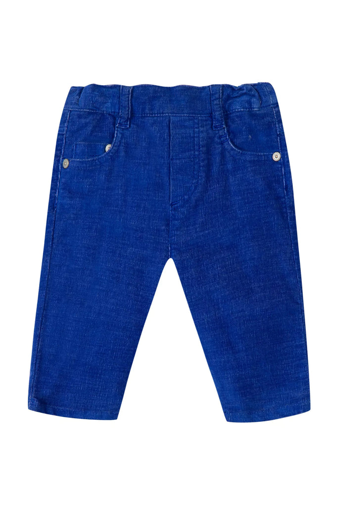 Trousers - Blue king Ribbed