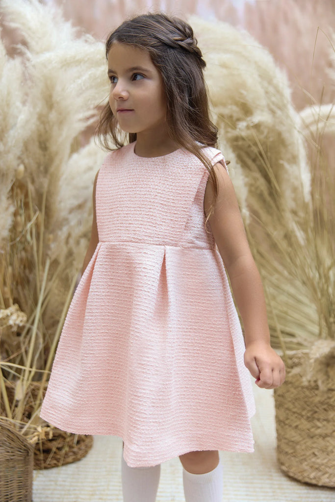 Dress - Pale pink fabric Made in France