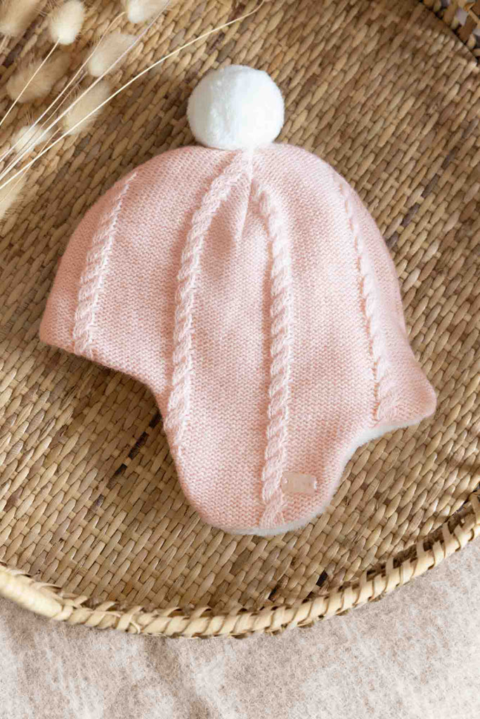 Beanie - Pale pink in Knitwear