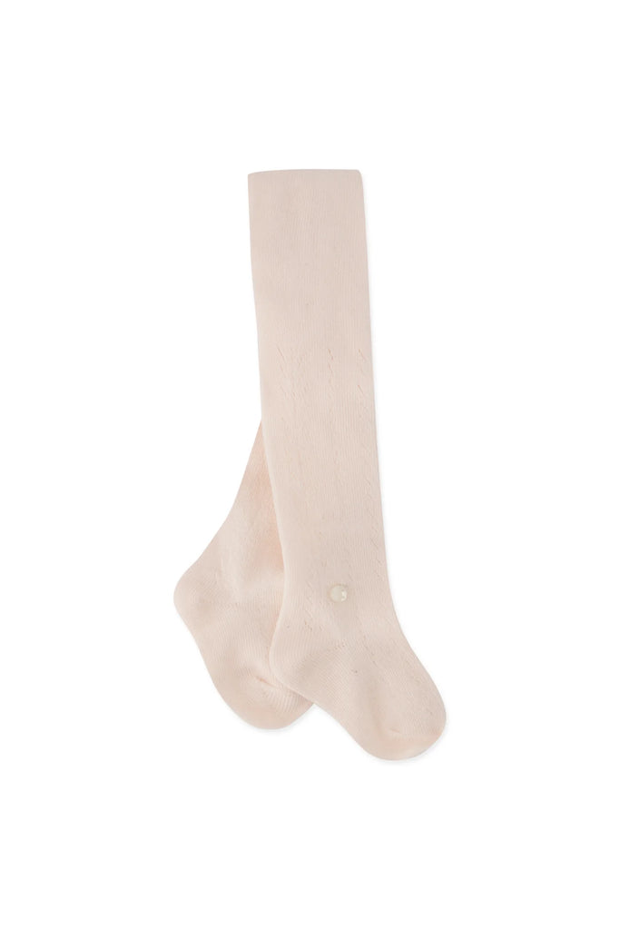 Tights - Pale pink cotton