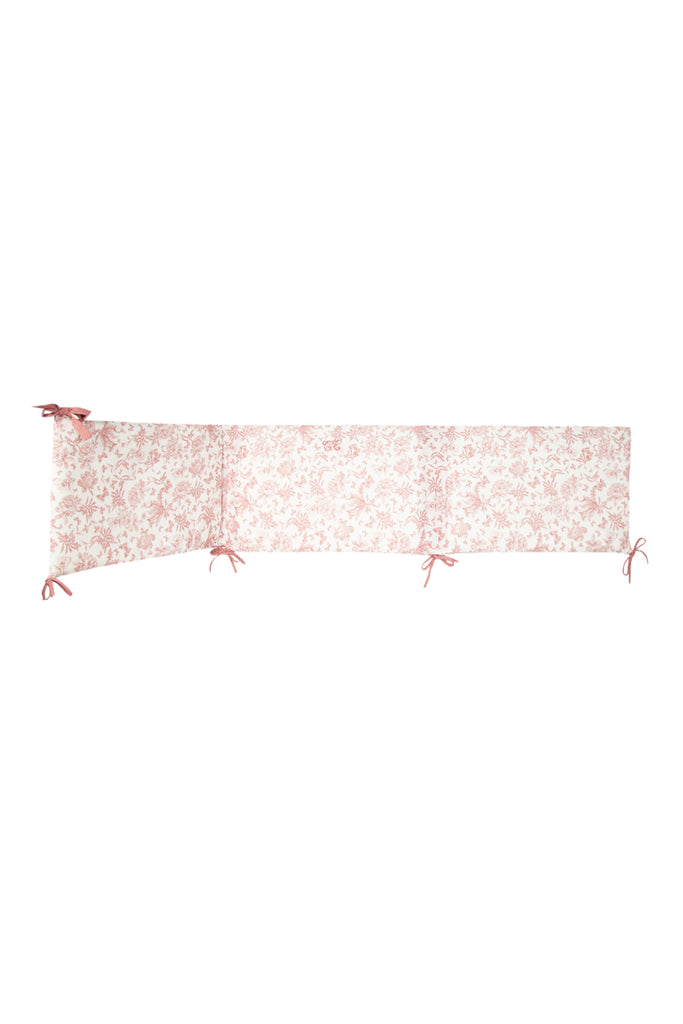 Adjustable bed bumper - Toile de Jouy